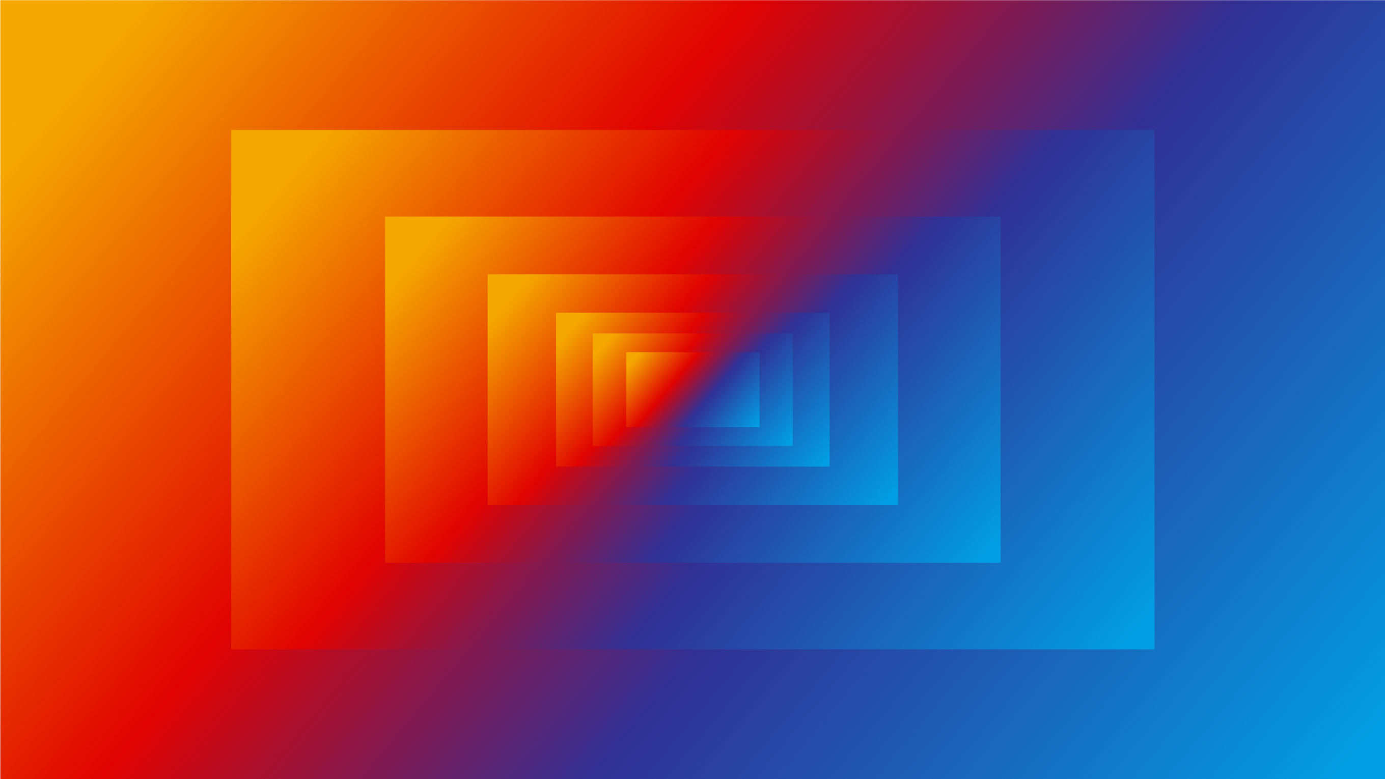 Multicolor rectangles on top of one another.
