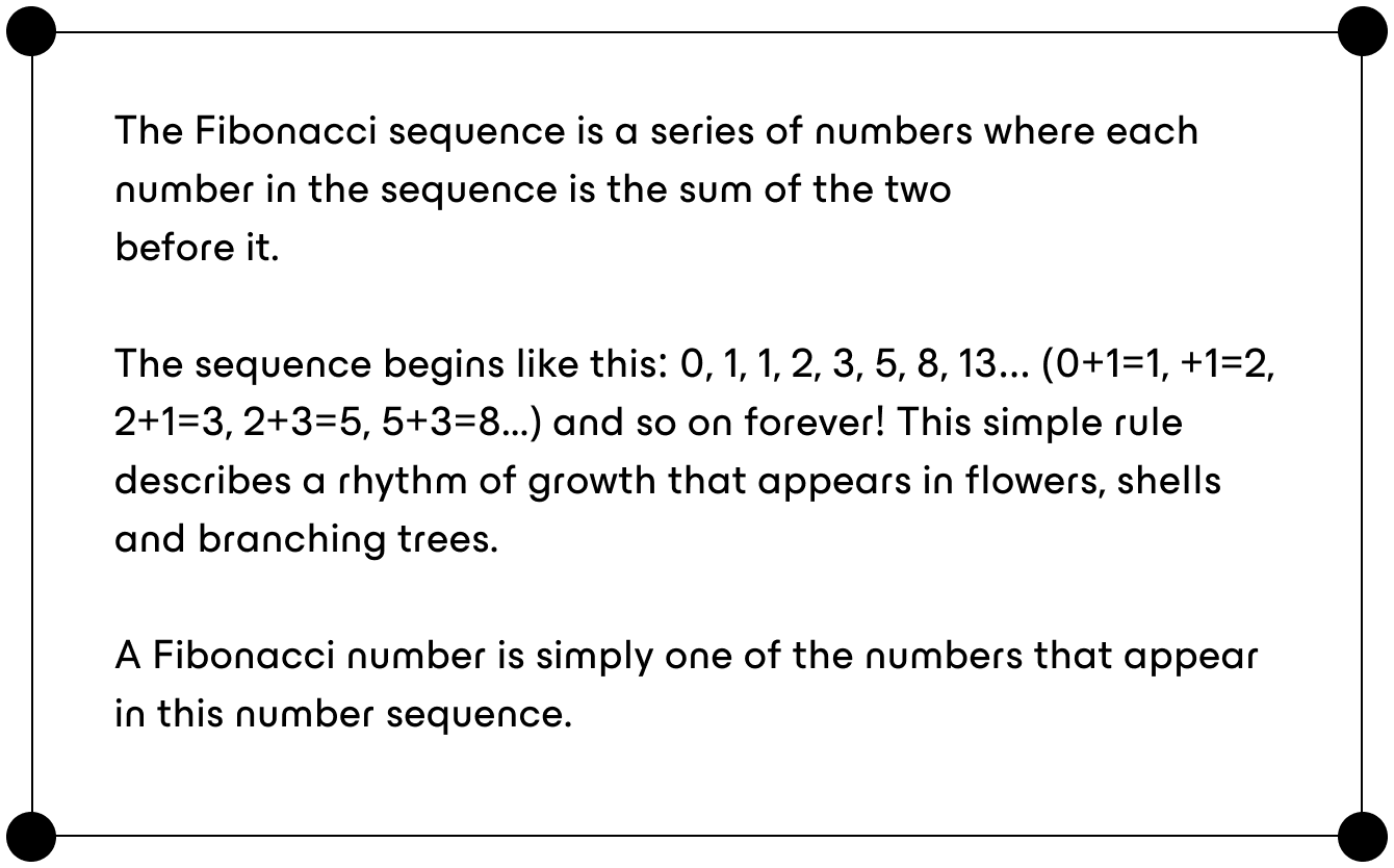 Fibonacci Puzzle Sidebar