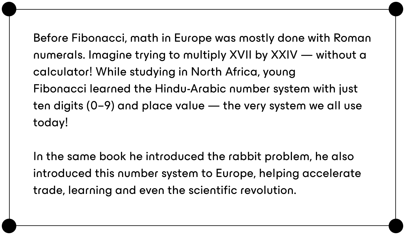 Explanation of Hindu-Arabic number system.